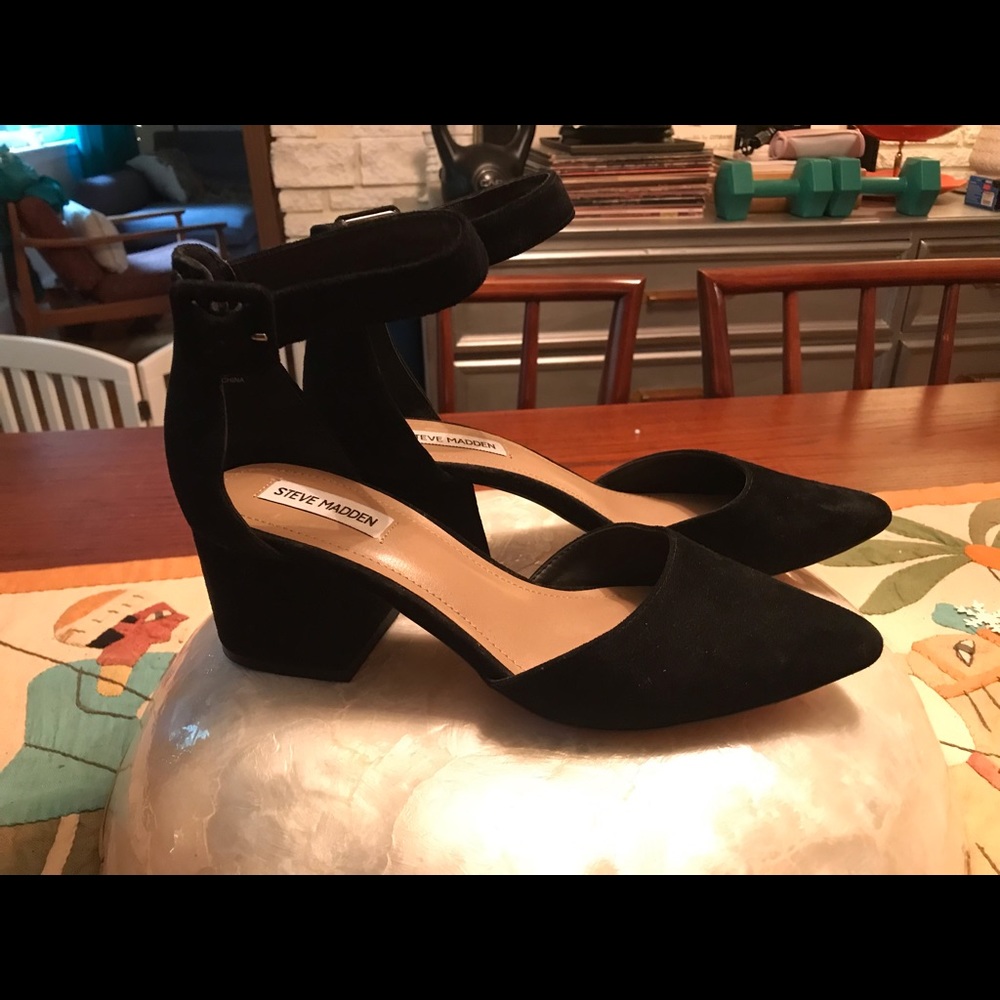 Steve Madden Suede Block Heels
